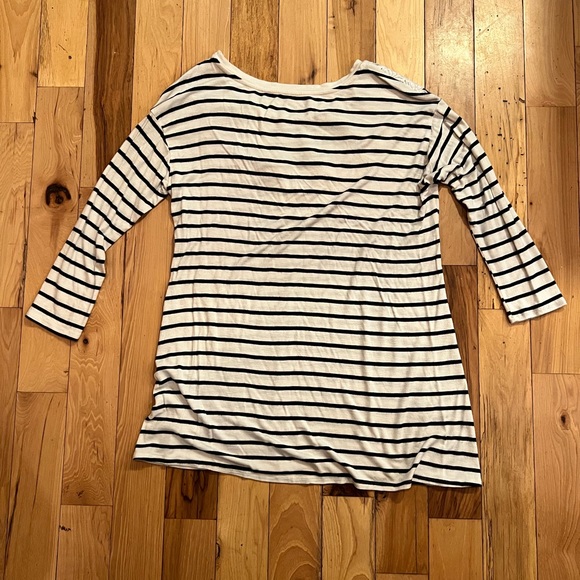 Maternity Striped Top - Picture 2 of 3